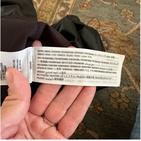 Abercrombie and Fitch Curve Love Vegan Leather Pants - Picture 7 of 11